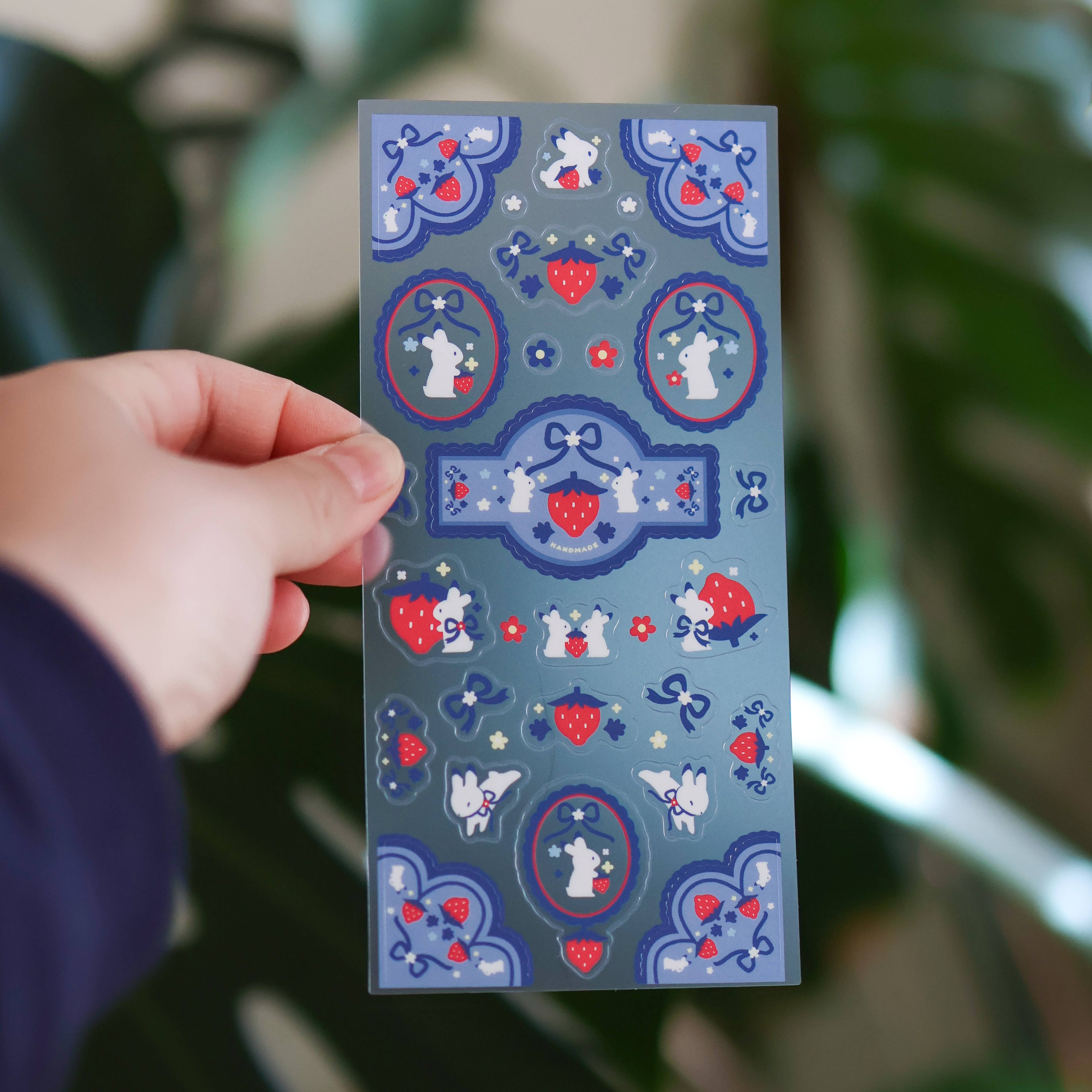 Thousand Skies Strawberry Medley Sticker Sheet - Cute for Journaling