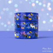 Flying Witch Cats Holo Foil Washi Tape by Meow Amor Creative | Papertail Fox