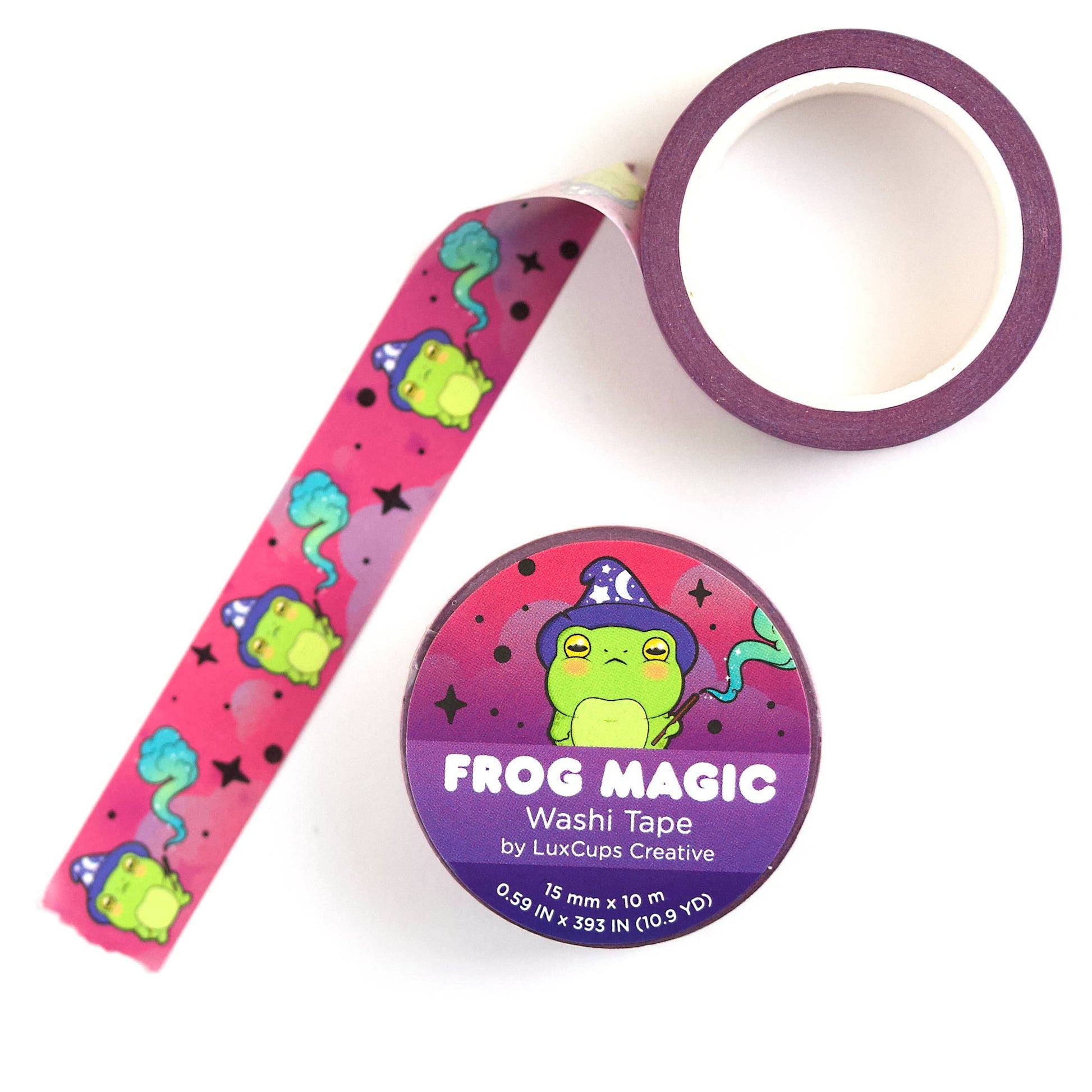 Frog Magic Washi Tape by LuxCups Creative | Papertail Fox