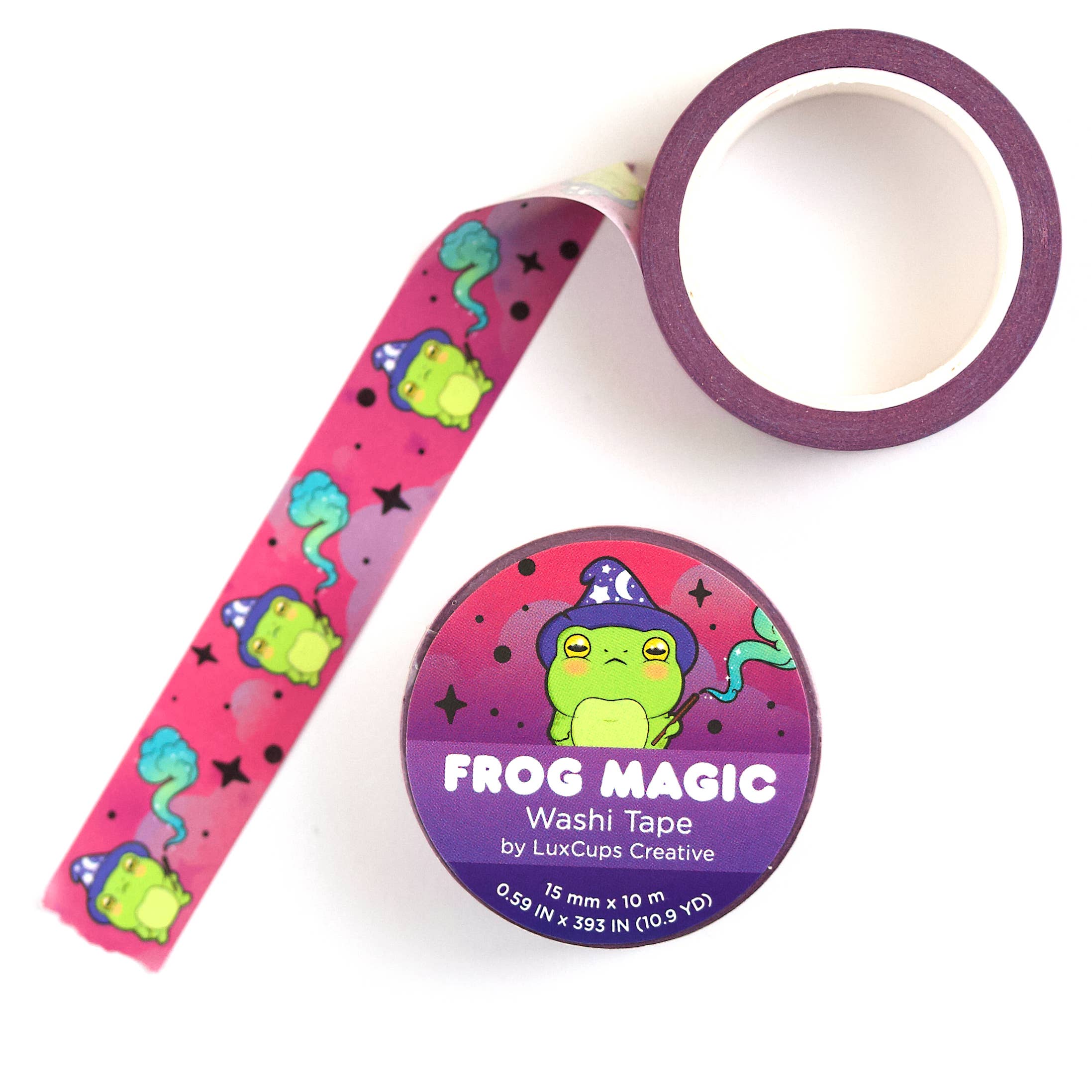 Frog Magic Washi Tape by LuxCups Creative | Papertail Fox