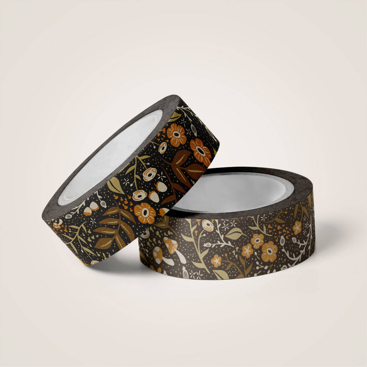 Wicked Wildflowers Washi Tape - Amber | The Fabled Creative Co.