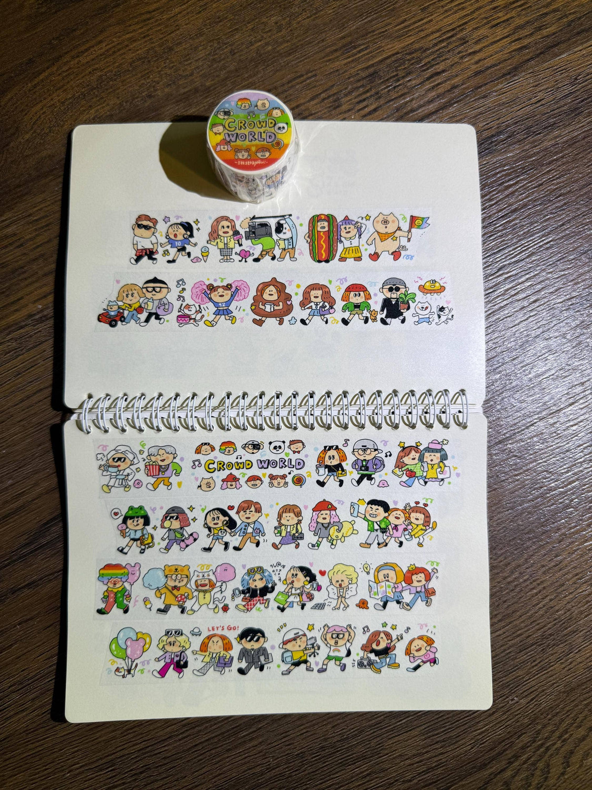 Crowd World Washi Tape | RiN! Studio