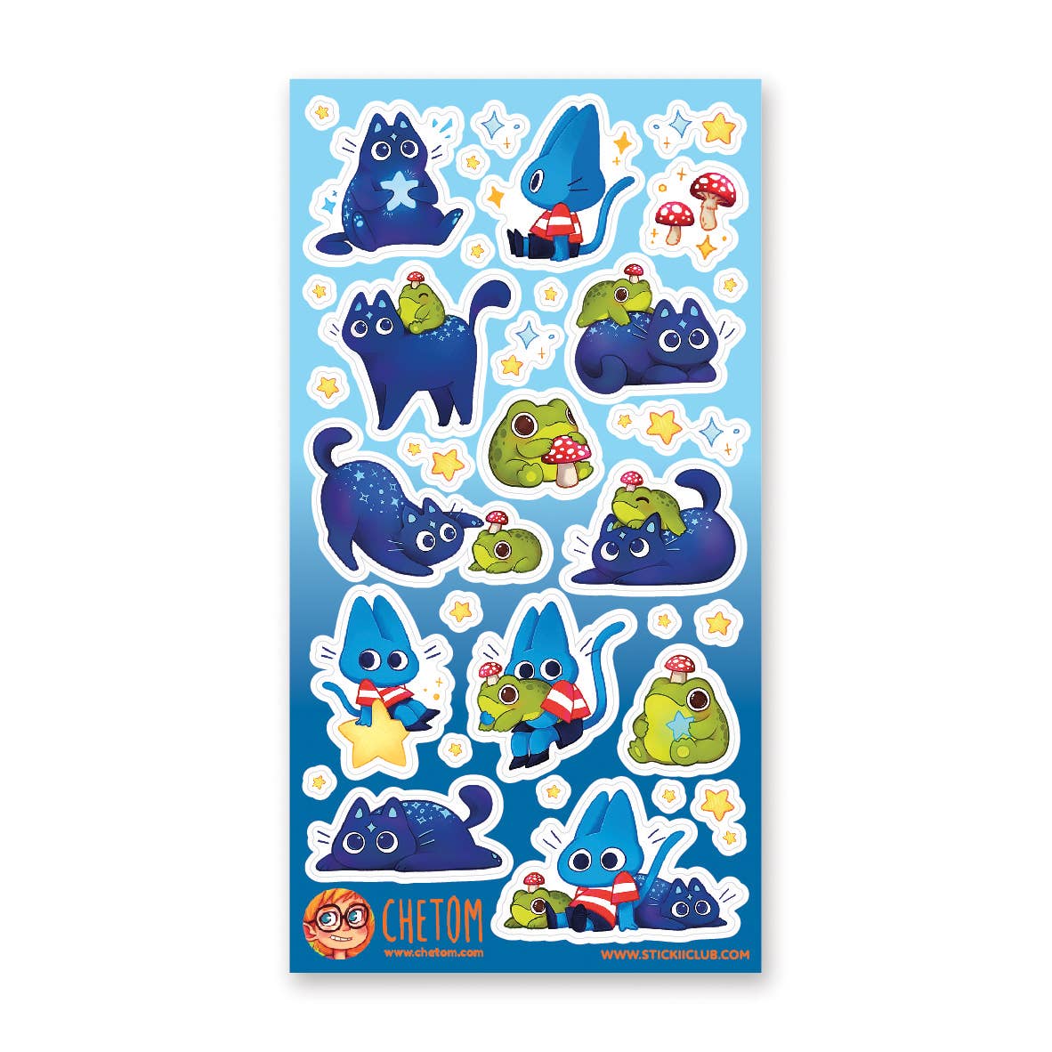 Cosmic Crew Sticker Sheet by Stickii | Papertail Fox