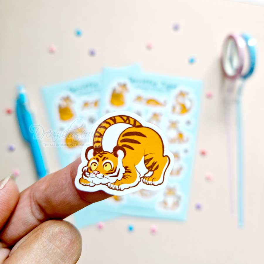 Terriffic Tiger Sticker sheet