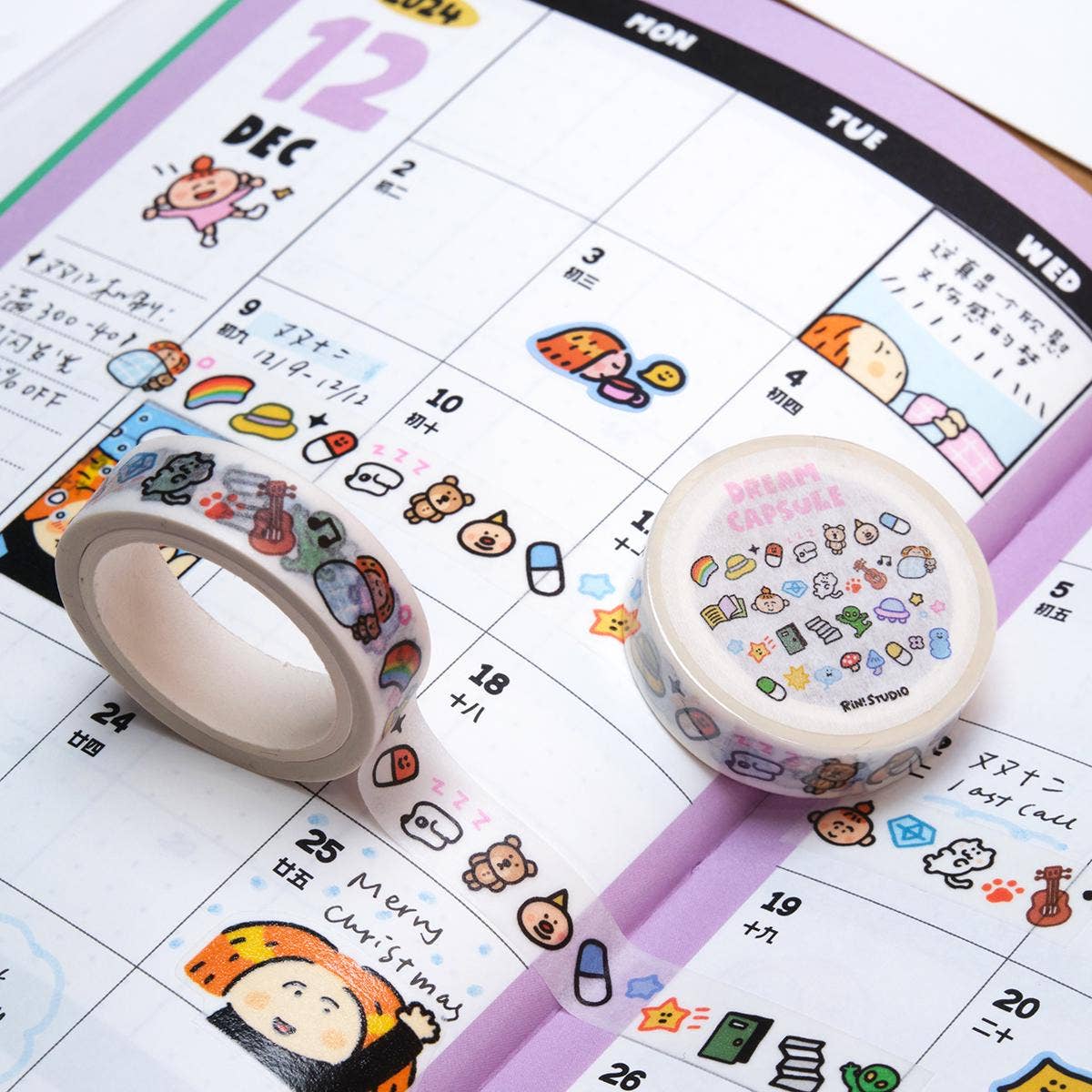 Dream Mini Washi Tape by RiN! Studio | Papertail Fox
