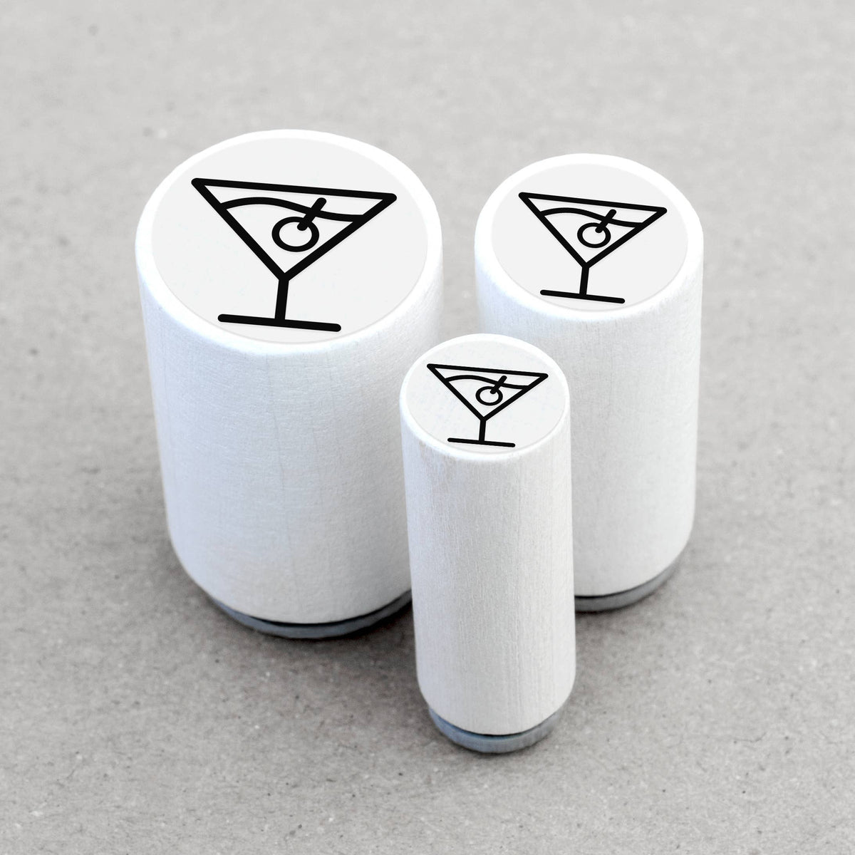 Martini Glass Mini Stamp | Merry & Bright