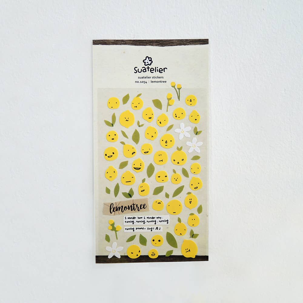 Lemon Tree Sticker Sheet by Suatelier