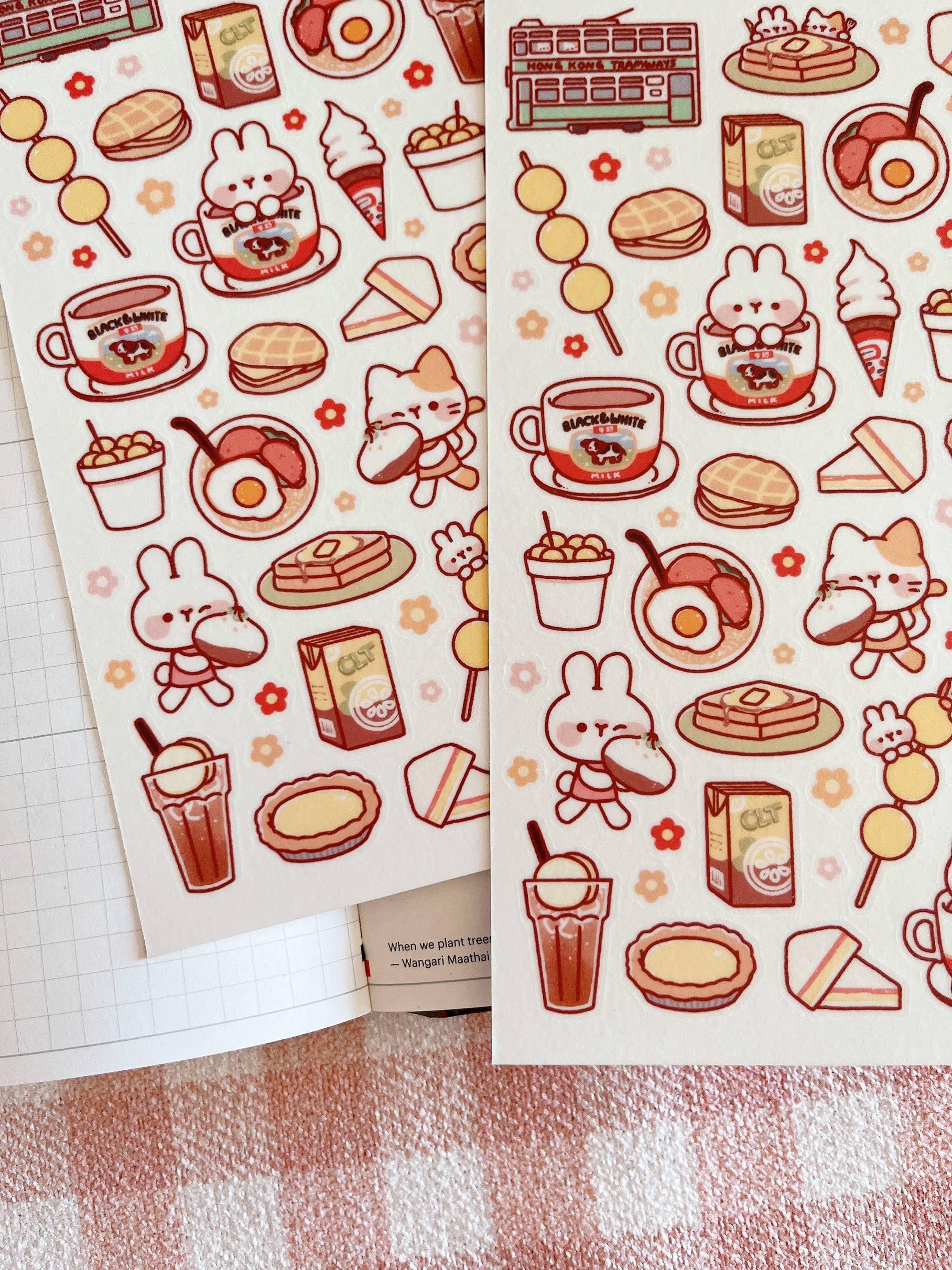 Hong Kong Trip Sticker Sheet no.127 - Papertail Fox