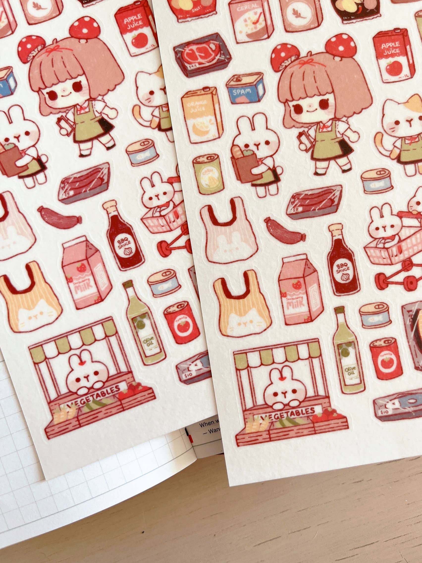 Grocery Store Sticker Sheet no.067 by Cherry Rabbit | Papertail Fox