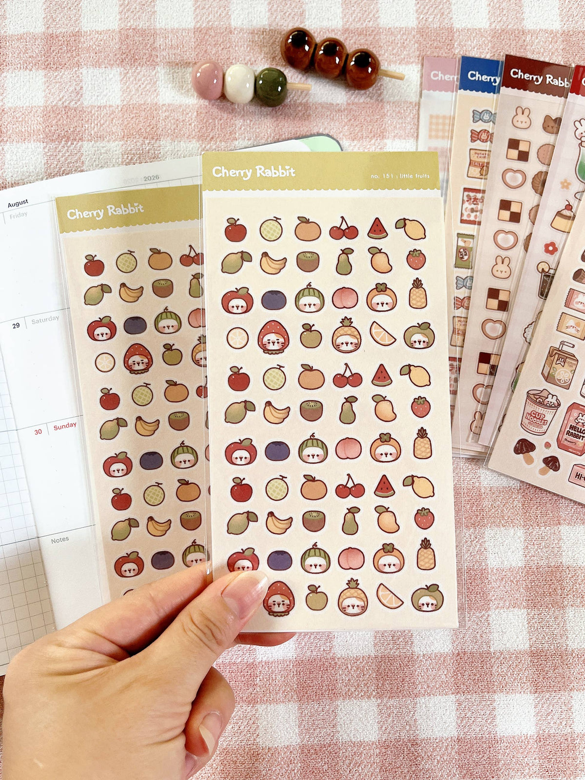Little Fruits Sticker Sheet no.151 by Cherry Rabbit | Papertail Fox