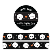 Skulls Black Washi Tape by Little Lefty Lou | Papertail Fox