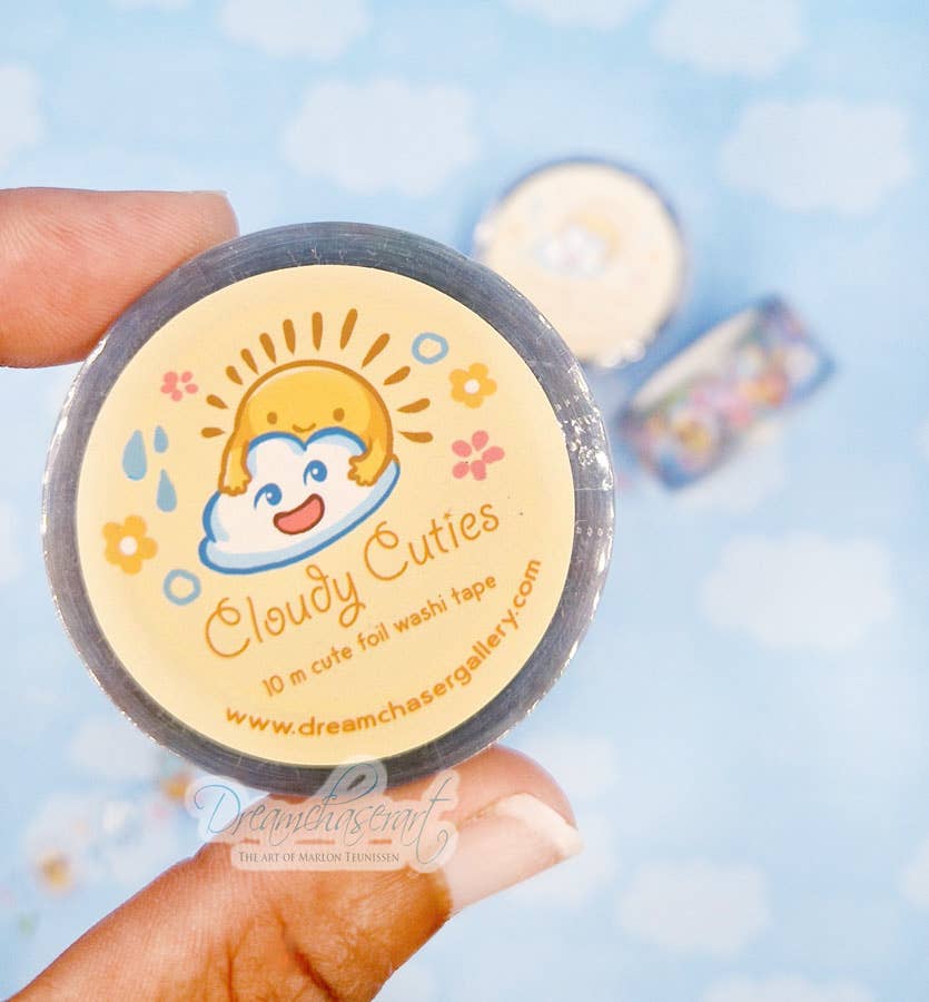 Cloudy Cuties Clear Tape | Dreamchaserart