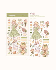 Tulips Sticker Sheet no.072