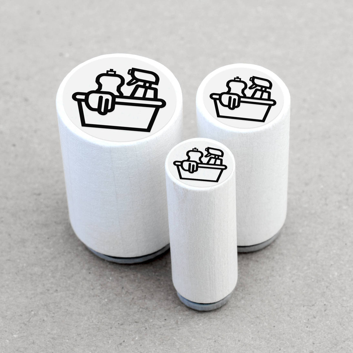 Cleaning Bucket Mini Stamp | Merry & Bright