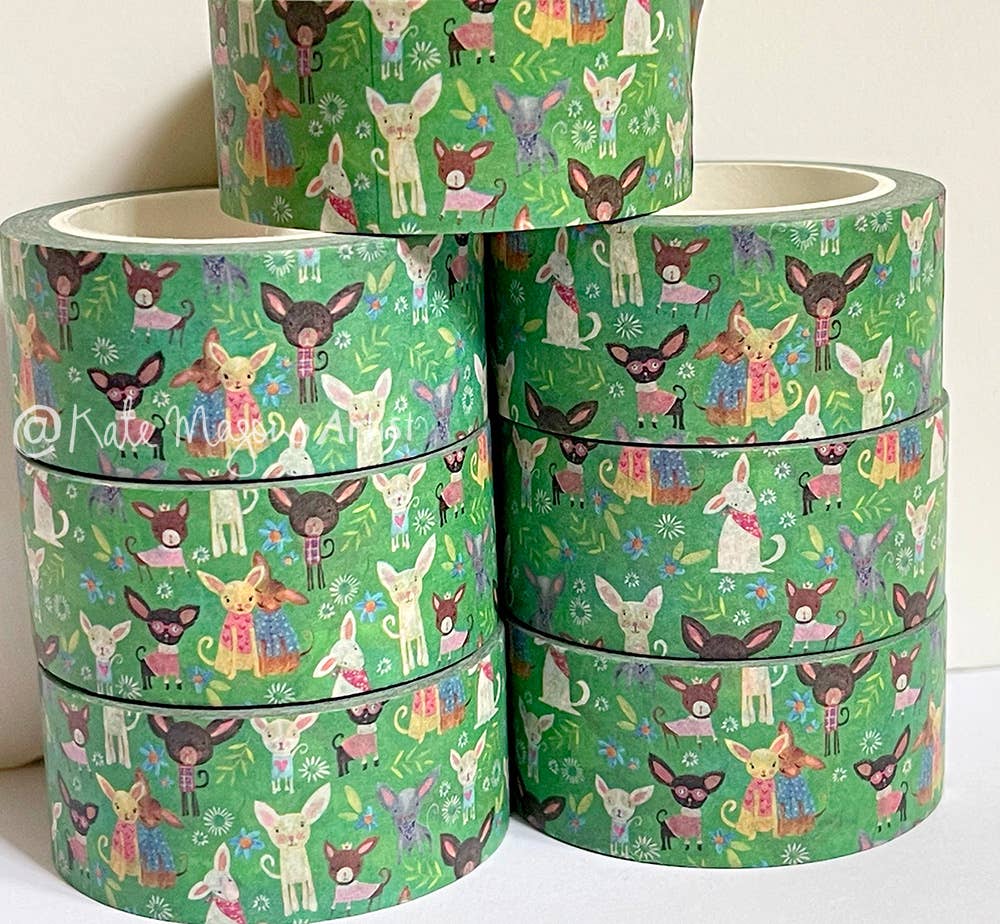 Tiny Dog Washi Tape | Kate Mason Artist