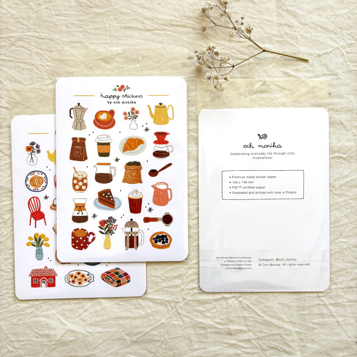 Bookish Sticker Sheet | Och Monika