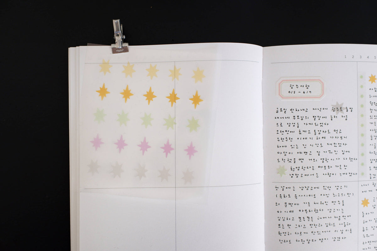 Medium Sparkle 3 Sheet Sticker Set by Suatelier