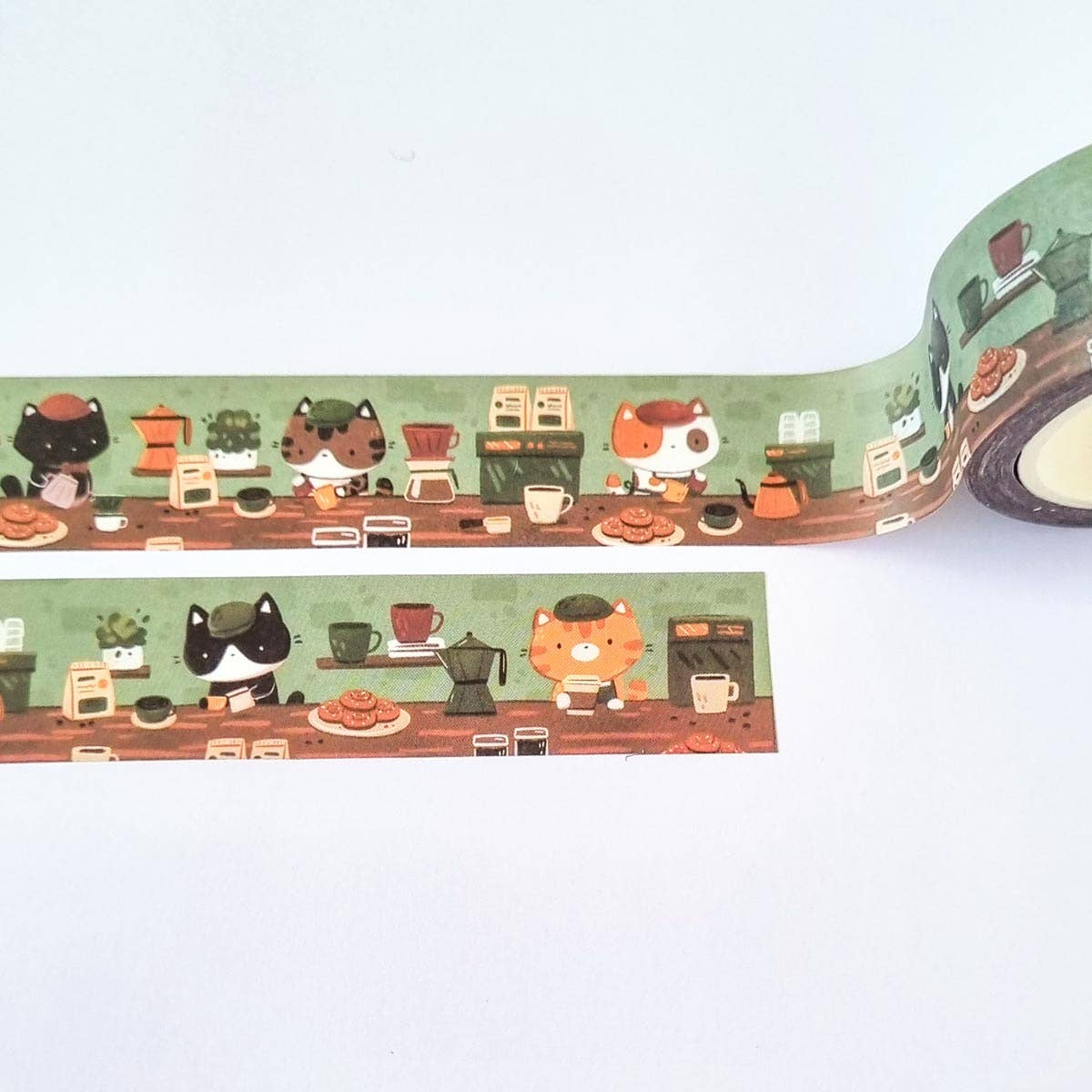 Cat Cafe Washi Tape | Birdie Tam