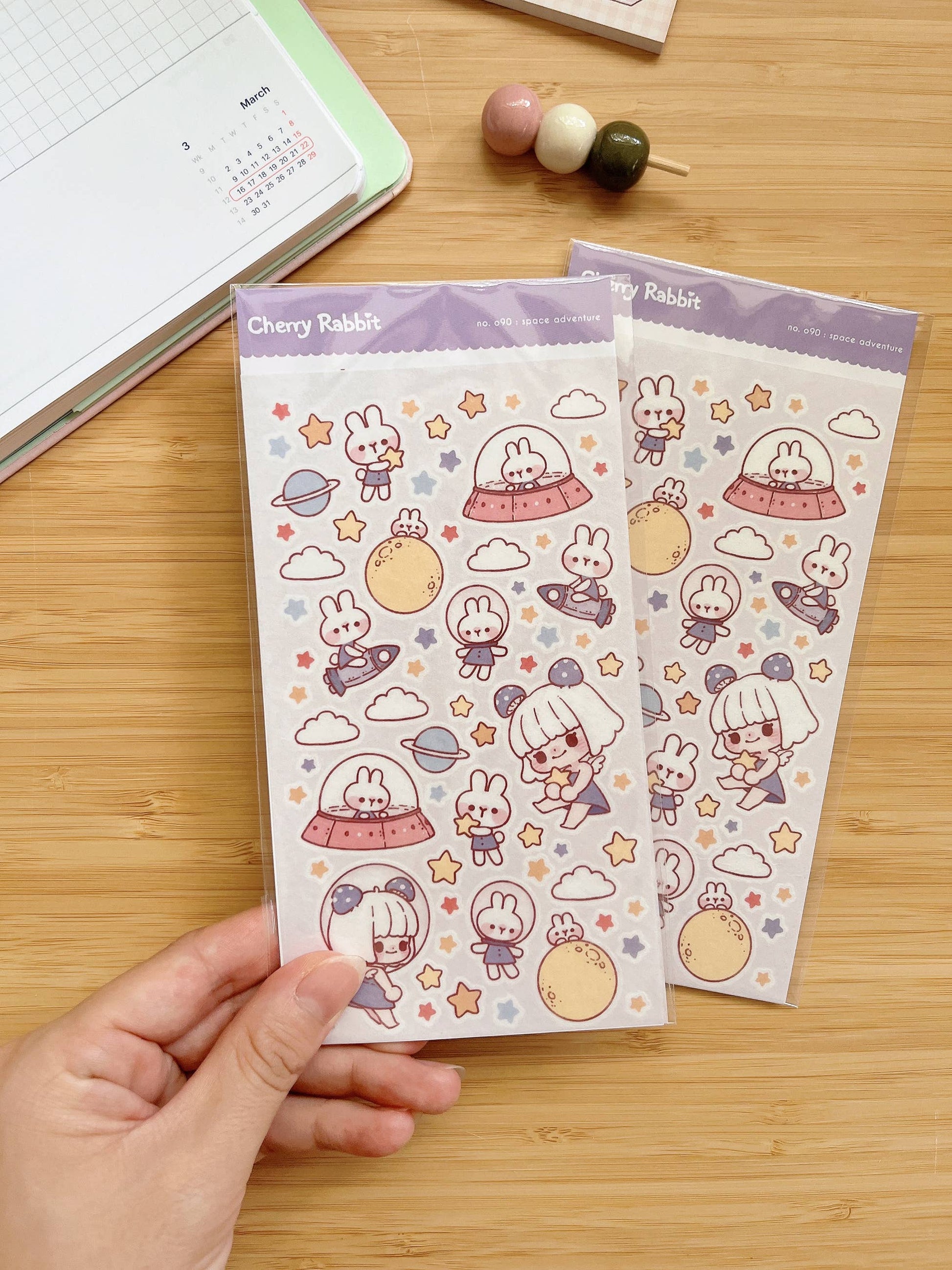 Space Adventure Sticker Sheet no.090 by Cherry Rabbit | Papertail Fox