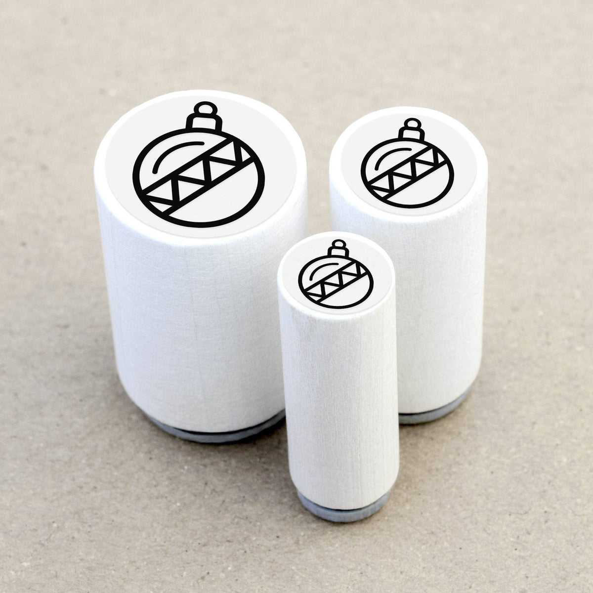 Banded Ornament Mini Stamp | Merry & Bright