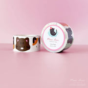 Fluffy Cats Vinyl Washi Tape