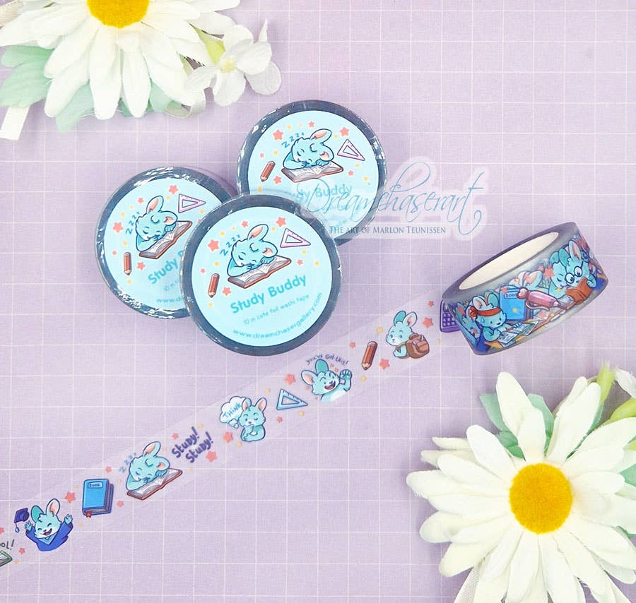 Study Buddy Clear Tape | Dreamchaserart