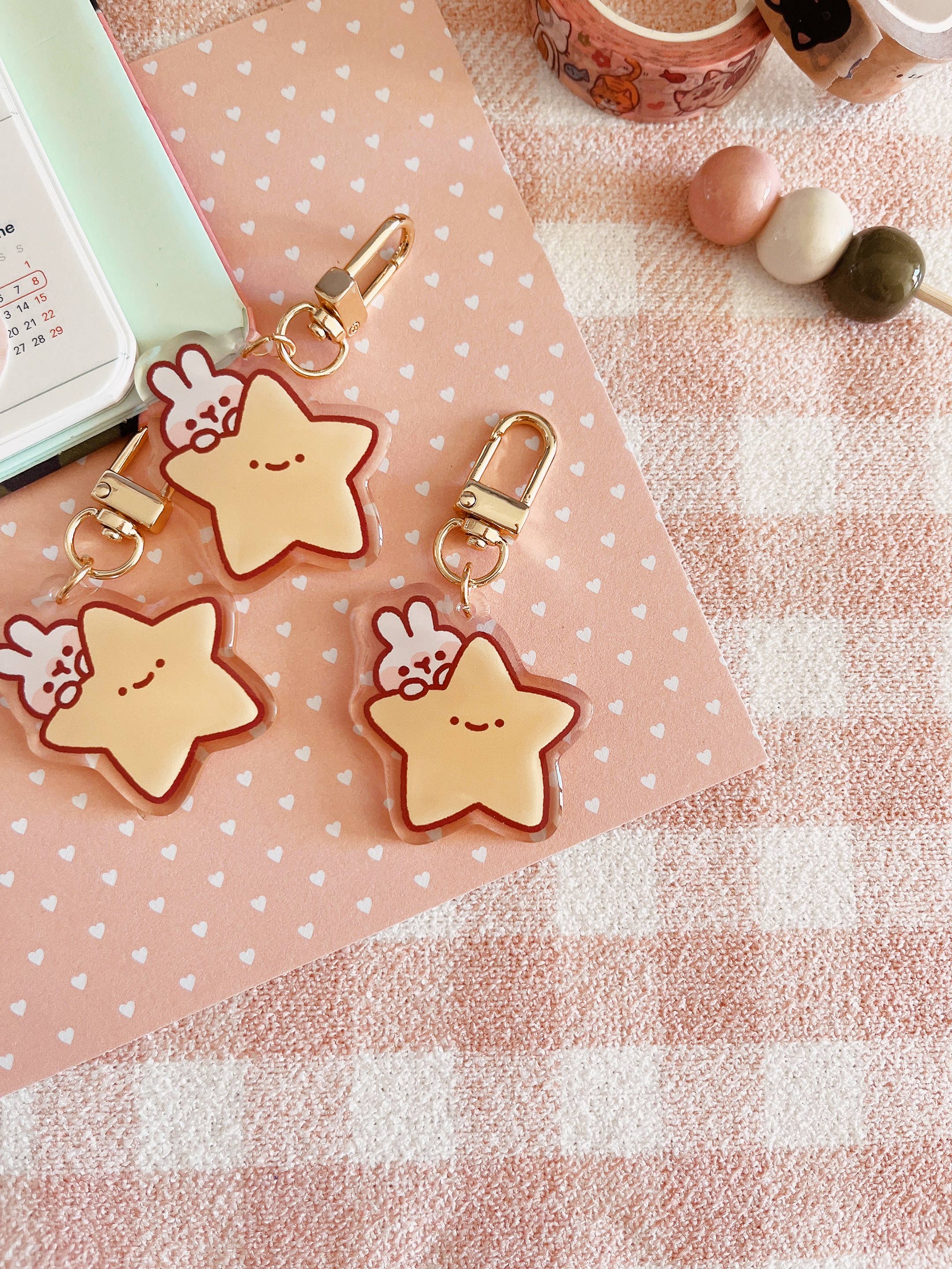 Star Rabbit Keychain
