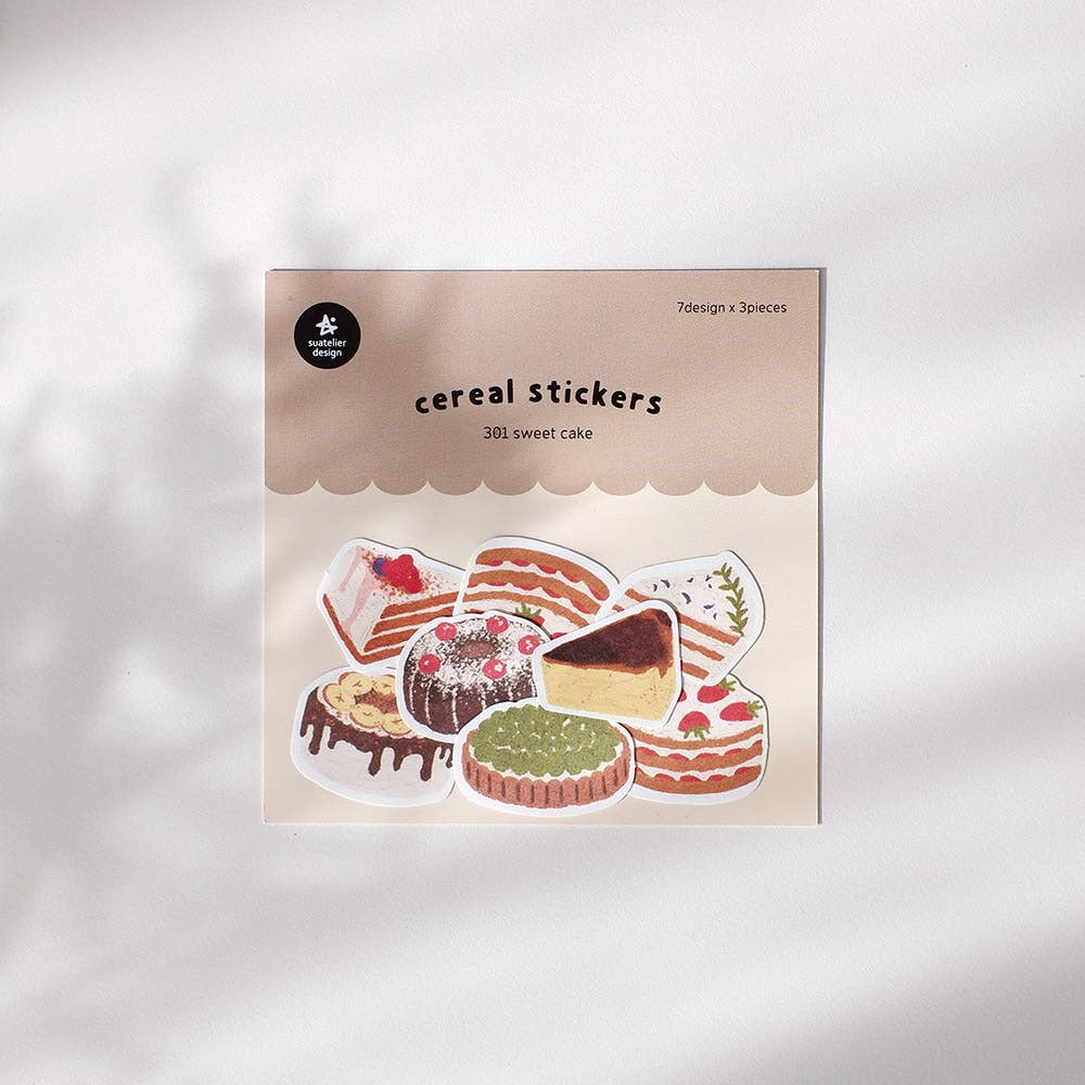 Sweet Cake Cereal Sticker Flakes by Suatelier