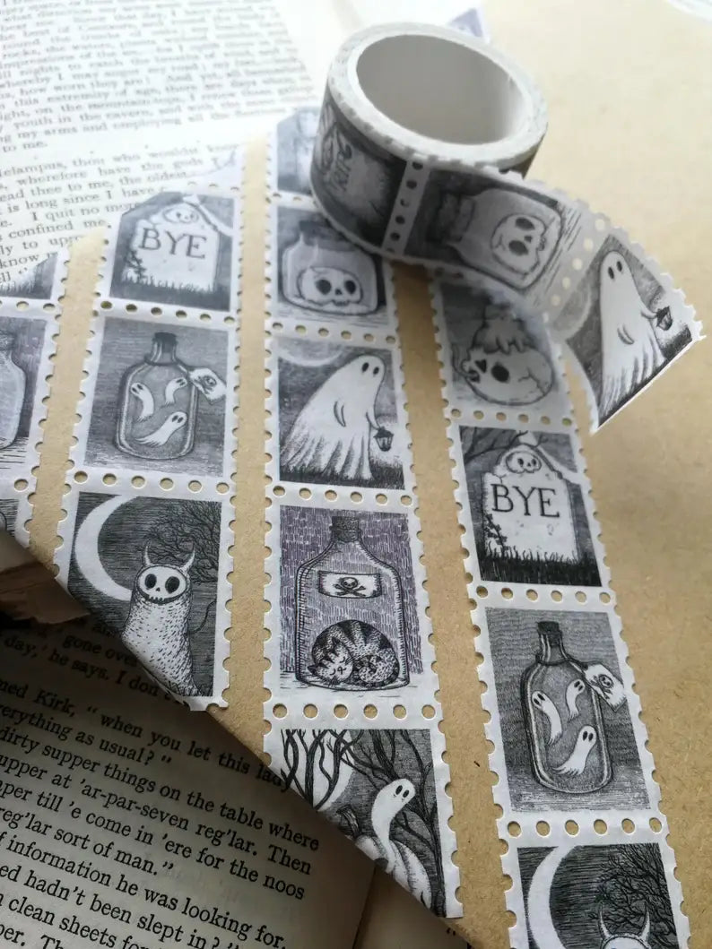 Spooky Stamps Art Washi Tape by Jon Turner | Papertail Fox