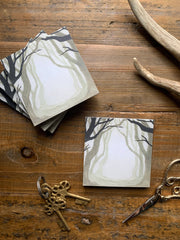 Dark Forest Sticky Notes by The Creeping Moon | Papertail Fox