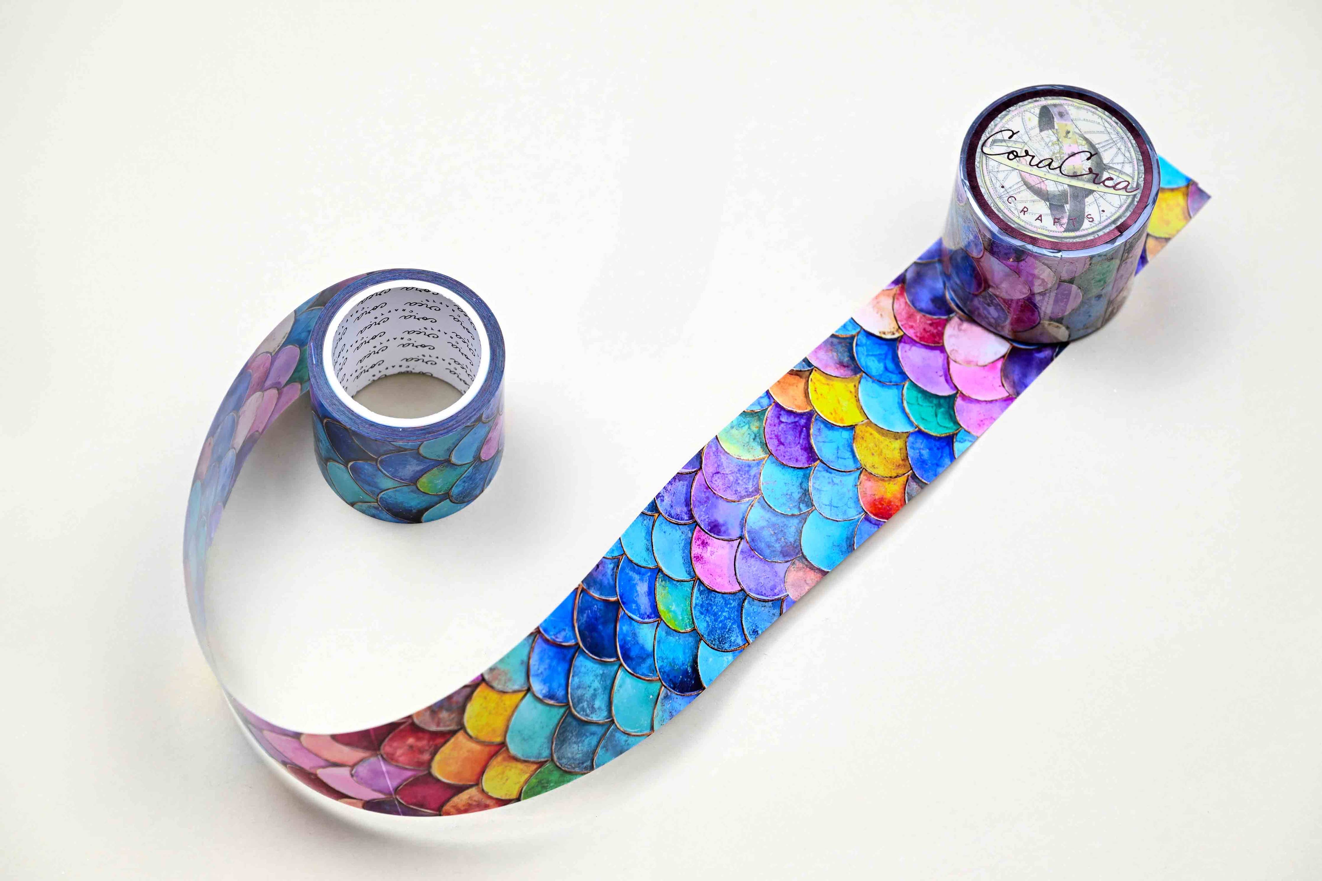 Mermaid Scale Tape | CoraCreaCrafts