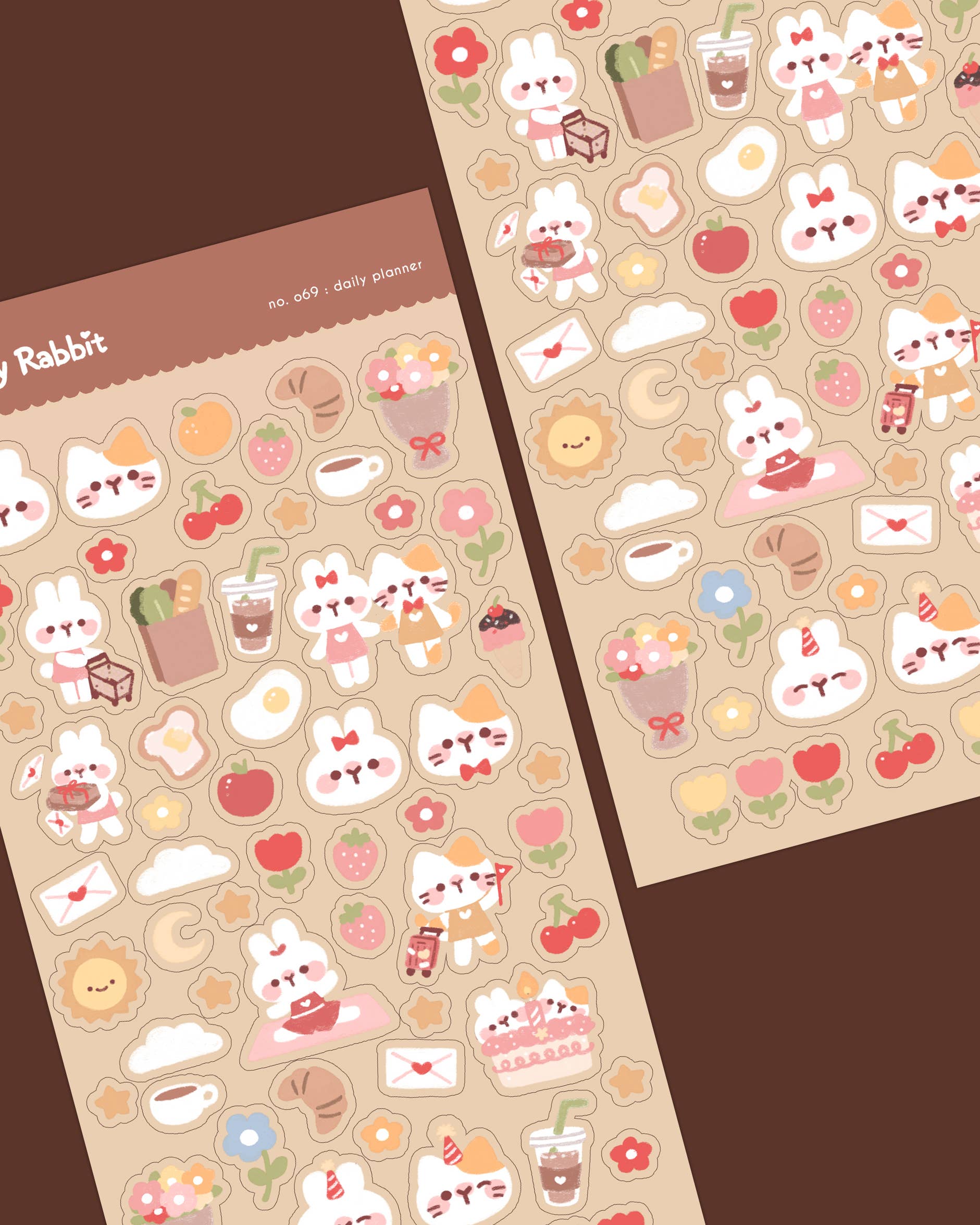Daily Planner Sticker Sheet no.069 by Cherry Rabbit | Papertail Fox