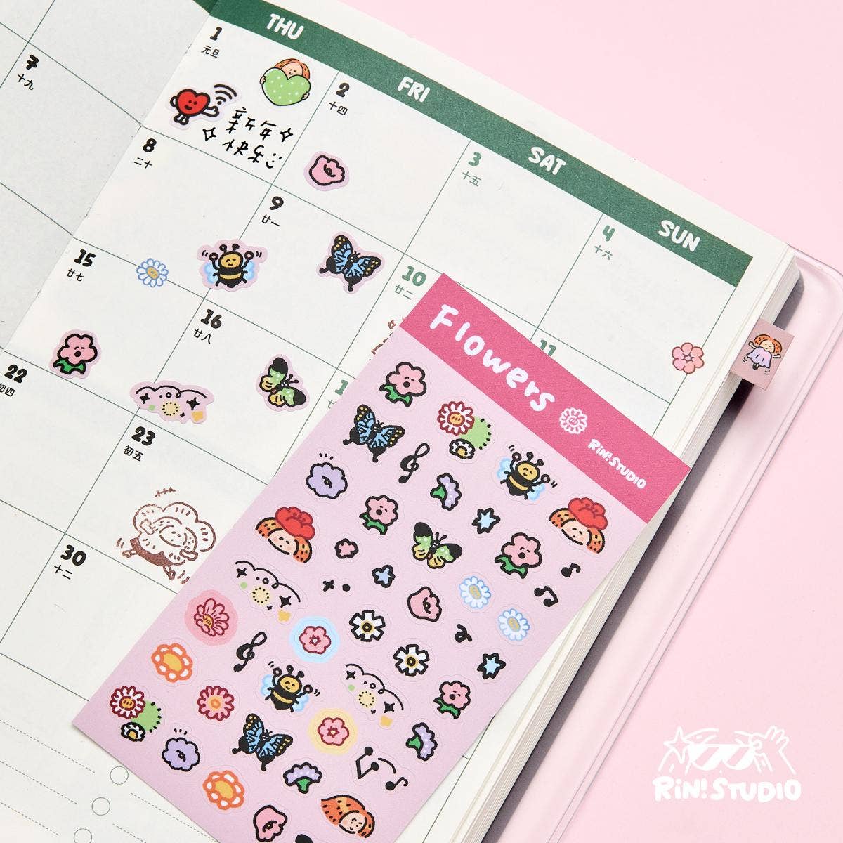 Aloha Mini Sticker Sheet | RiN! Studio