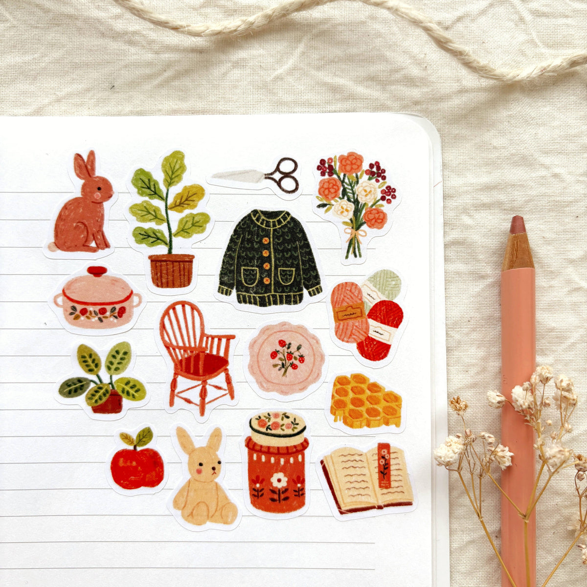Sweet Afternoon Sticker Sheet | Och Monika