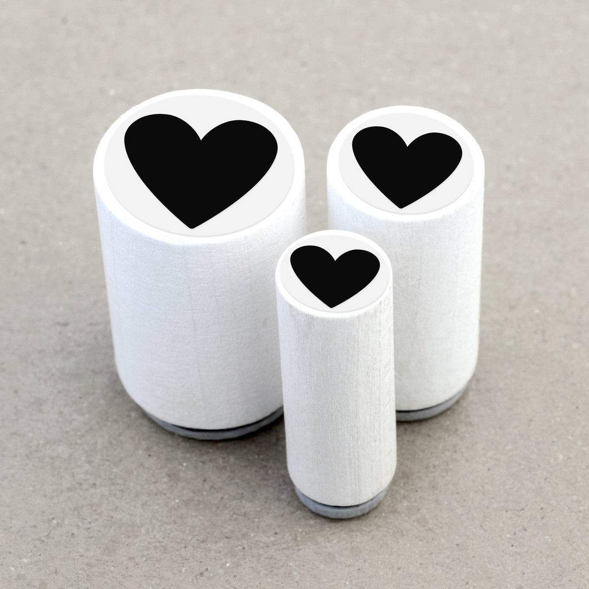 Solid Heart Mini Stamp | Merry & Bright