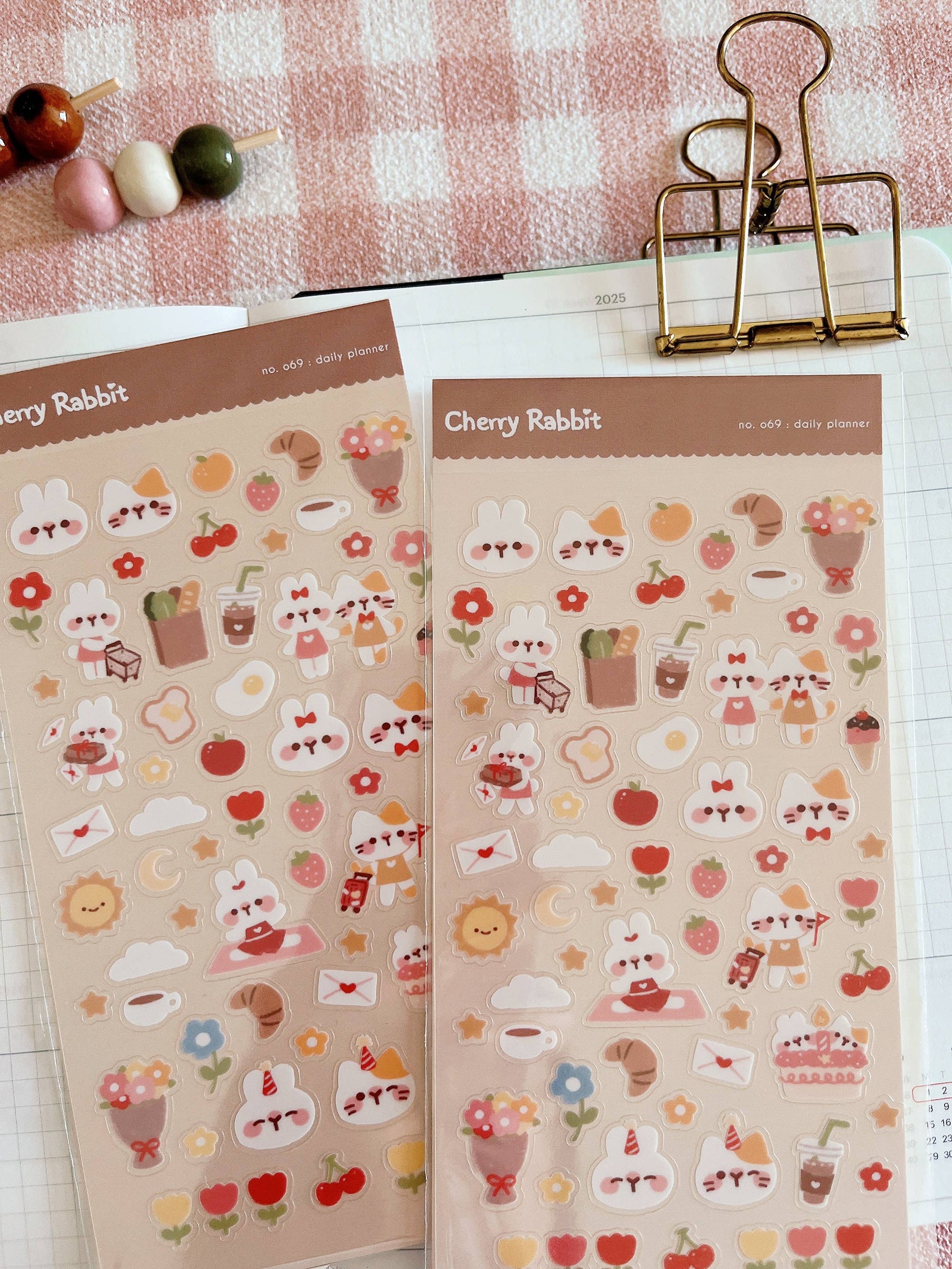 Daily Planner Sticker Sheet no.069 by Cherry Rabbit | Papertail Fox