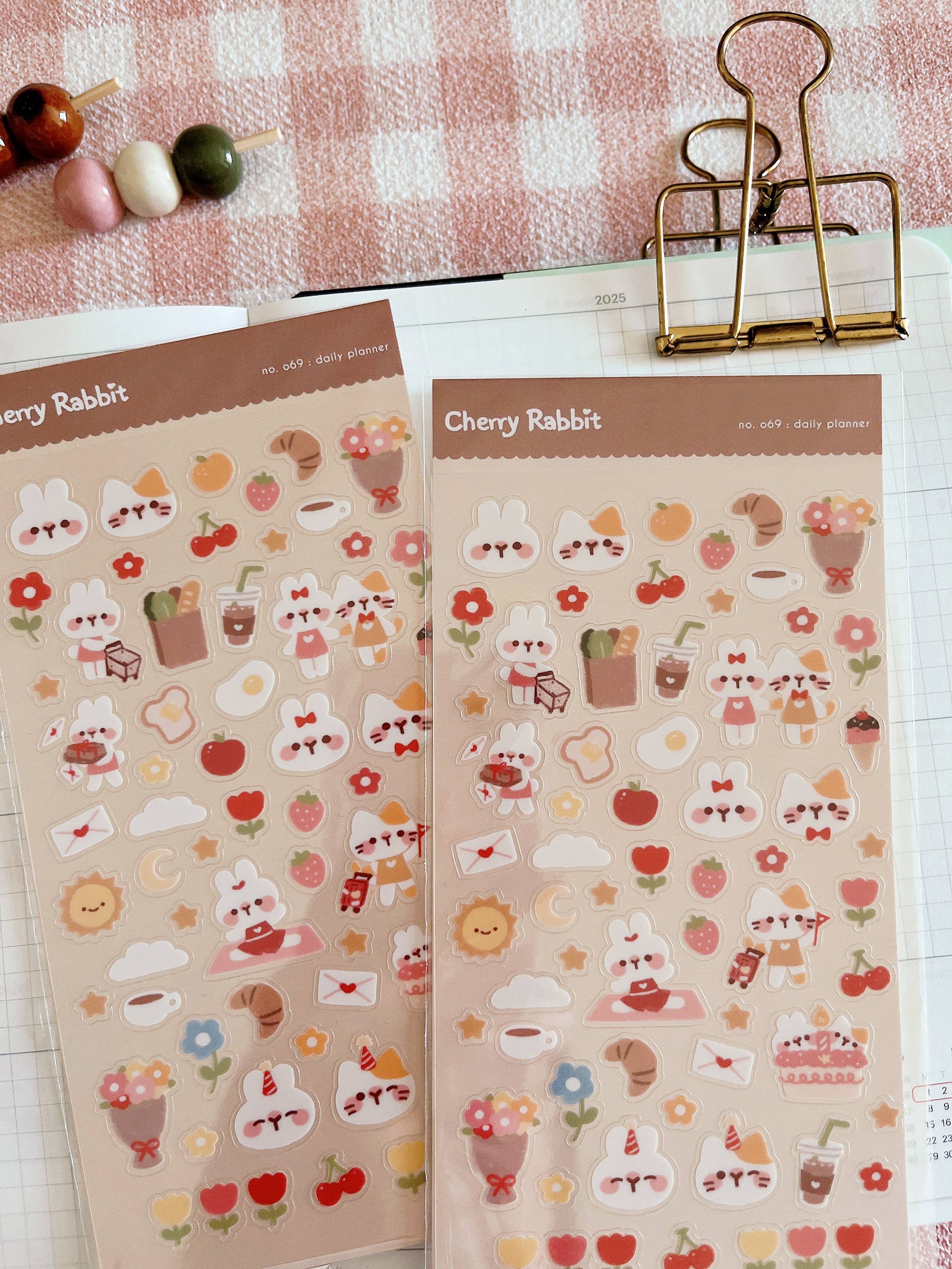 Daily Planner Sticker Sheet no.069 by Cherry Rabbit | Papertail Fox
