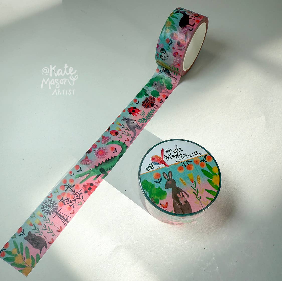 Australian Flora & Fauna Washi Tape | Kate Mason Artist
