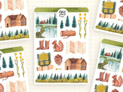 Explorer Sticker Sheet by Wild Pencil Studio | Papertail Fox