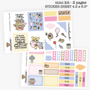 Honey and Friends Weekly Planning Mini Kit | Planner Monkey Co