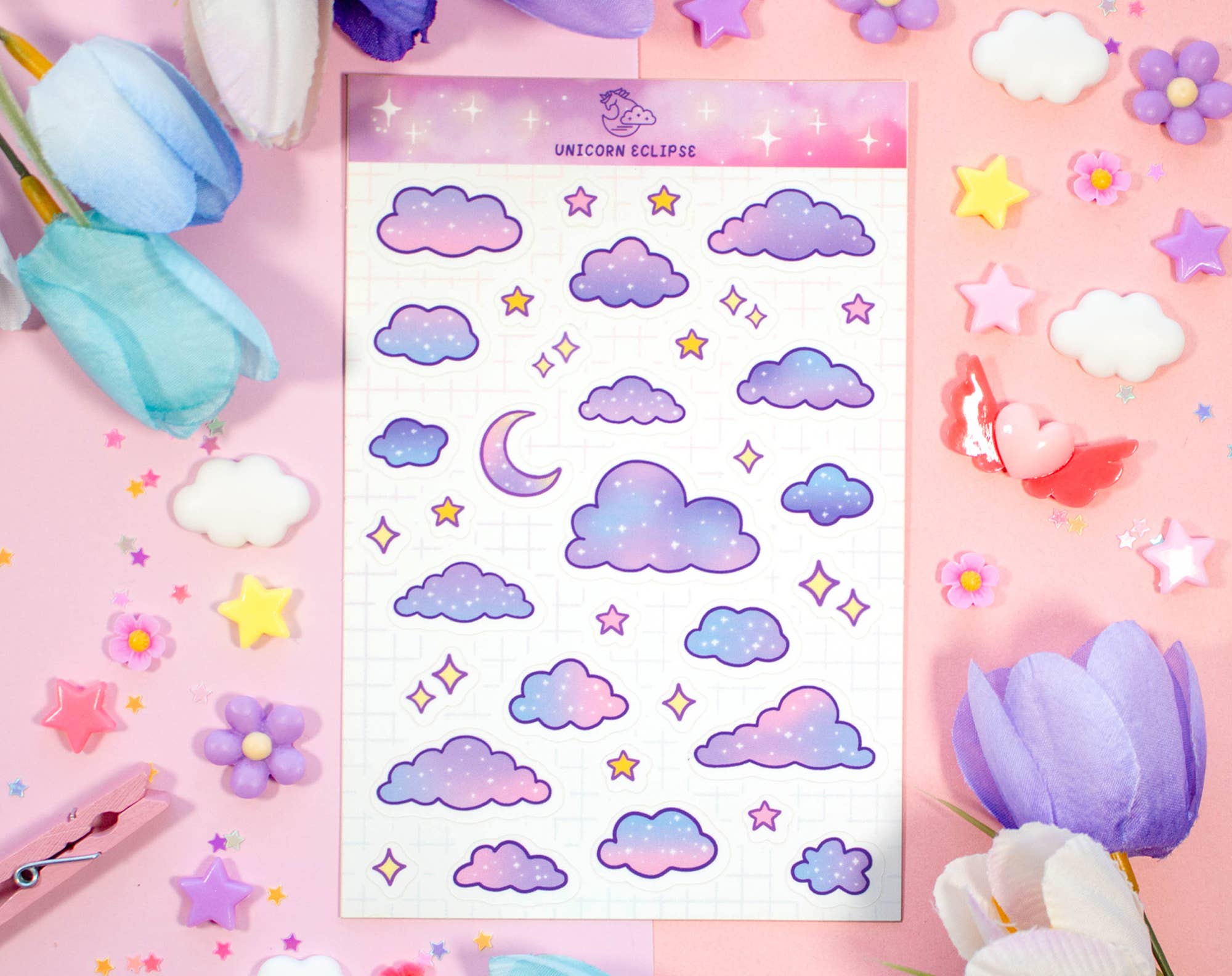 Clouds Sticker Sheet