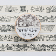 Fantasy Towns & Countryside Washi Tape - Mapmaker Series