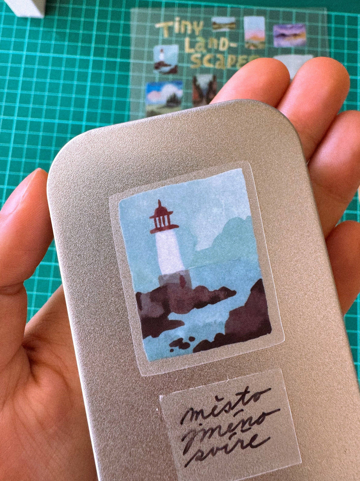 Tiny Landscapes Vinyl Sticker Sheet | Wild Pencil Studio