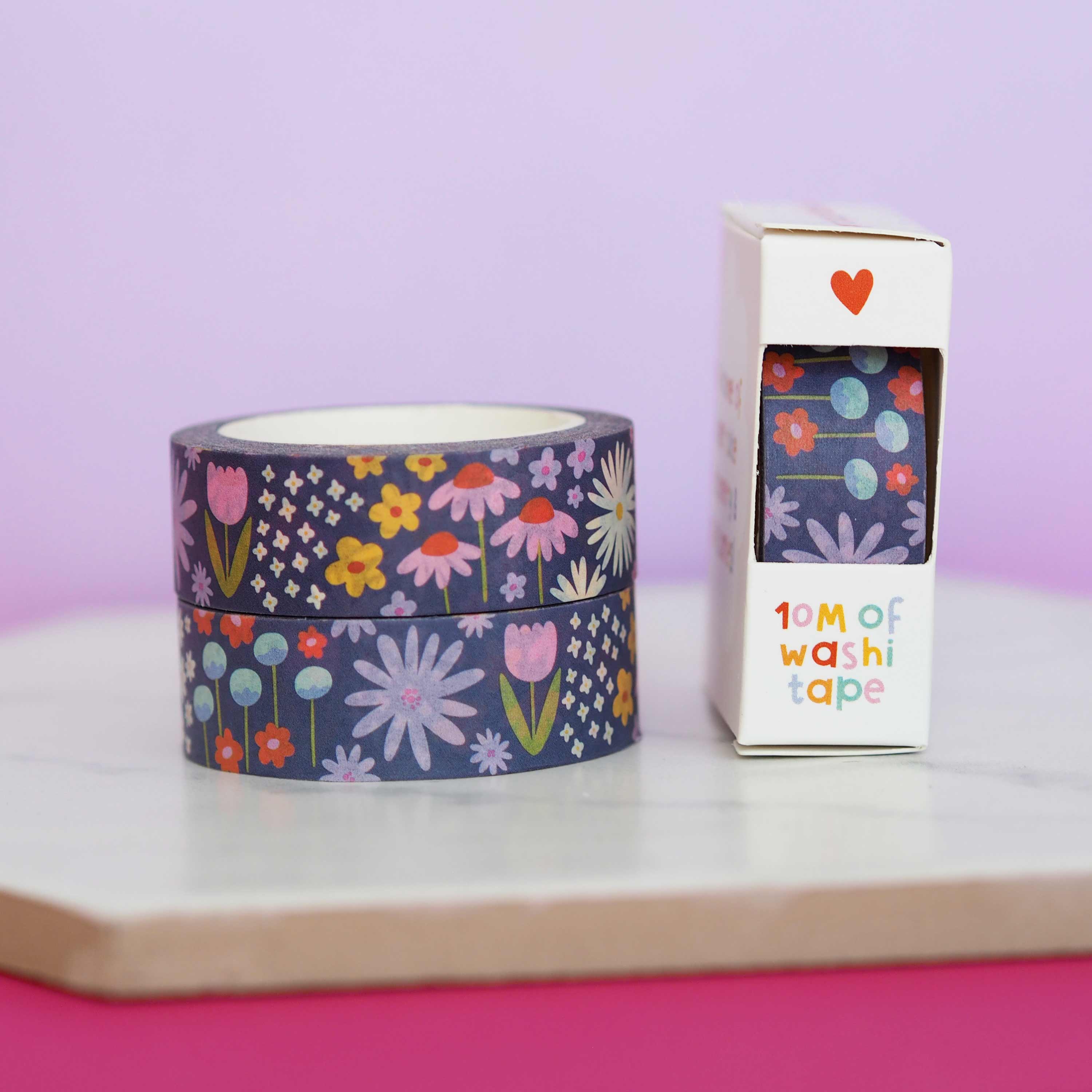 Flower Meadow Floral Washi Tape | Nutmeg and Arlo