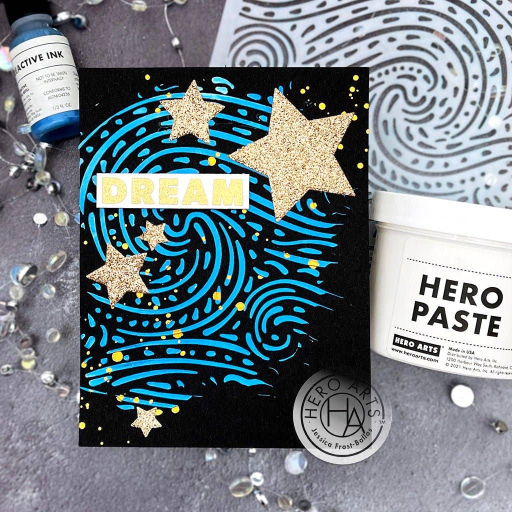 Hero Arts Art Journal Messages Clear Stamps