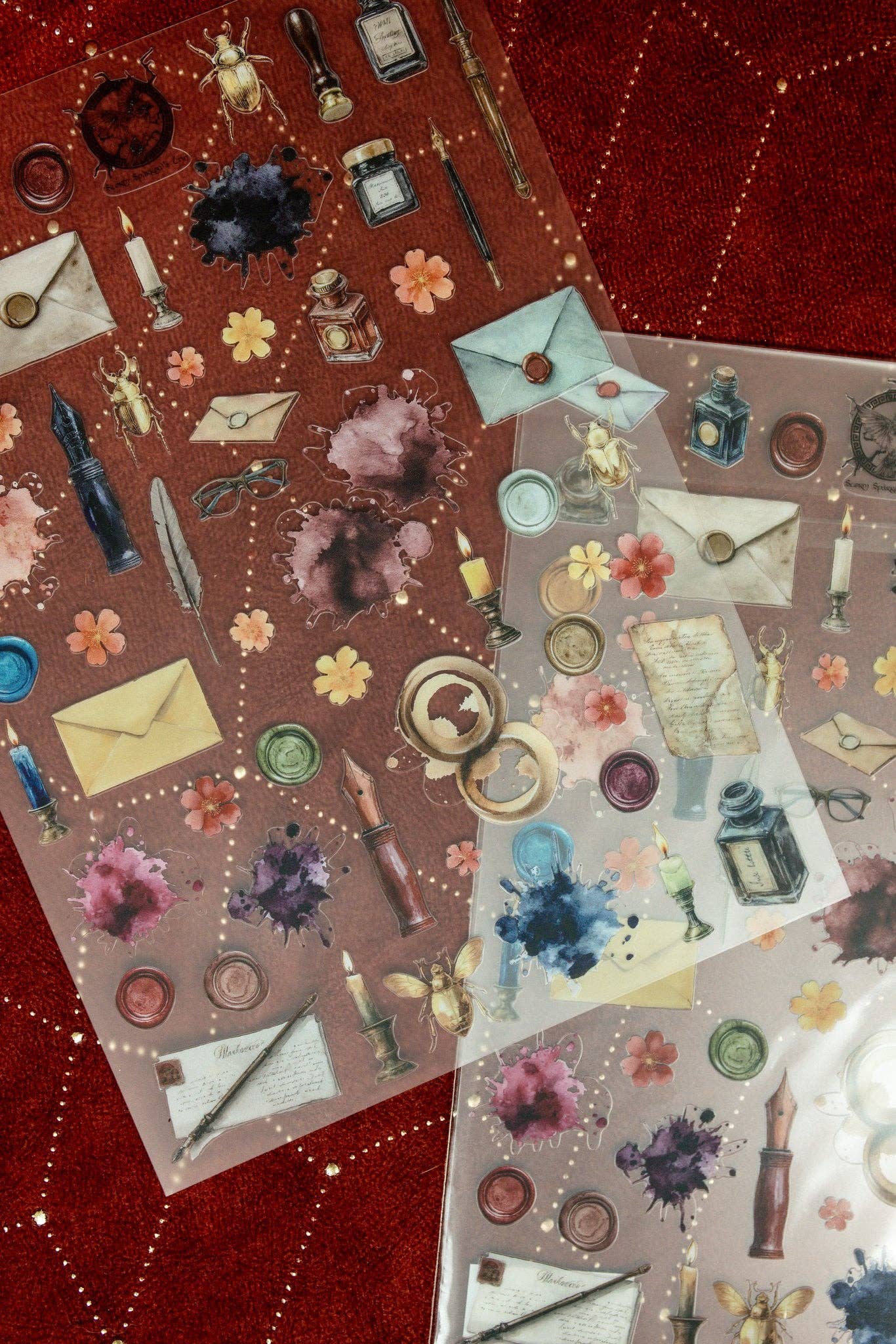 Mini Stationery Sticker Sheet | CoraCreaCrafts