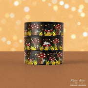 Mushroom Cats Gold Foil Washi Tape by Meow Amor Creative | Papertail Fox