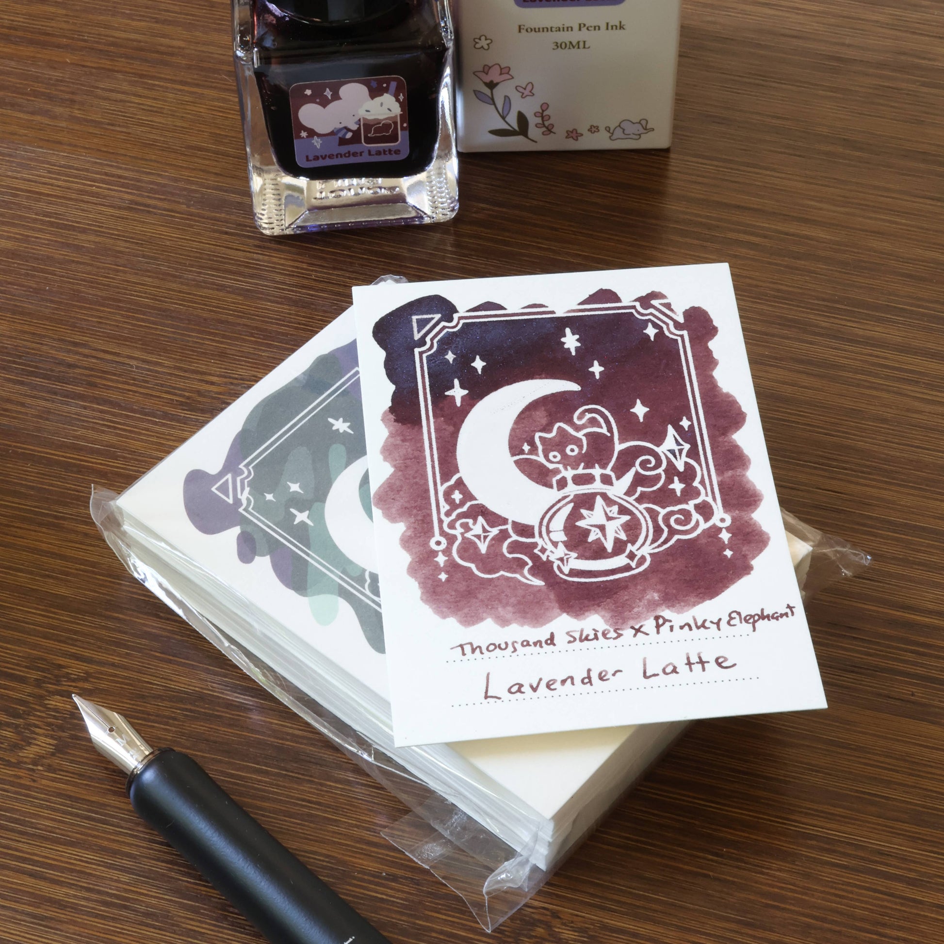 Ink Potion Cat Ink Cards Pack of 50 by Thousand Skies | Papertail Fox
