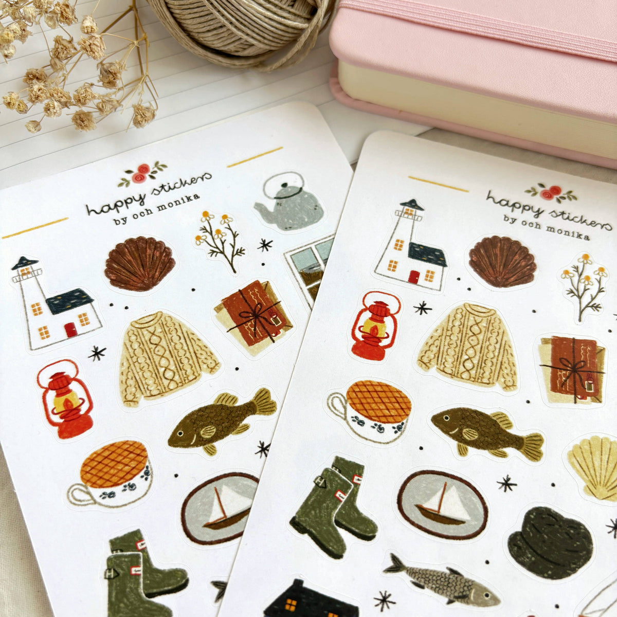 Lighthouse Keeper Sticker Sheet | Och Monika