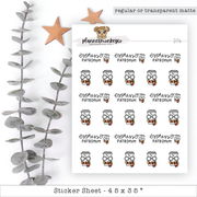 Ministry of Plans Espresso Doodle Stickers | Planner Monkey Co